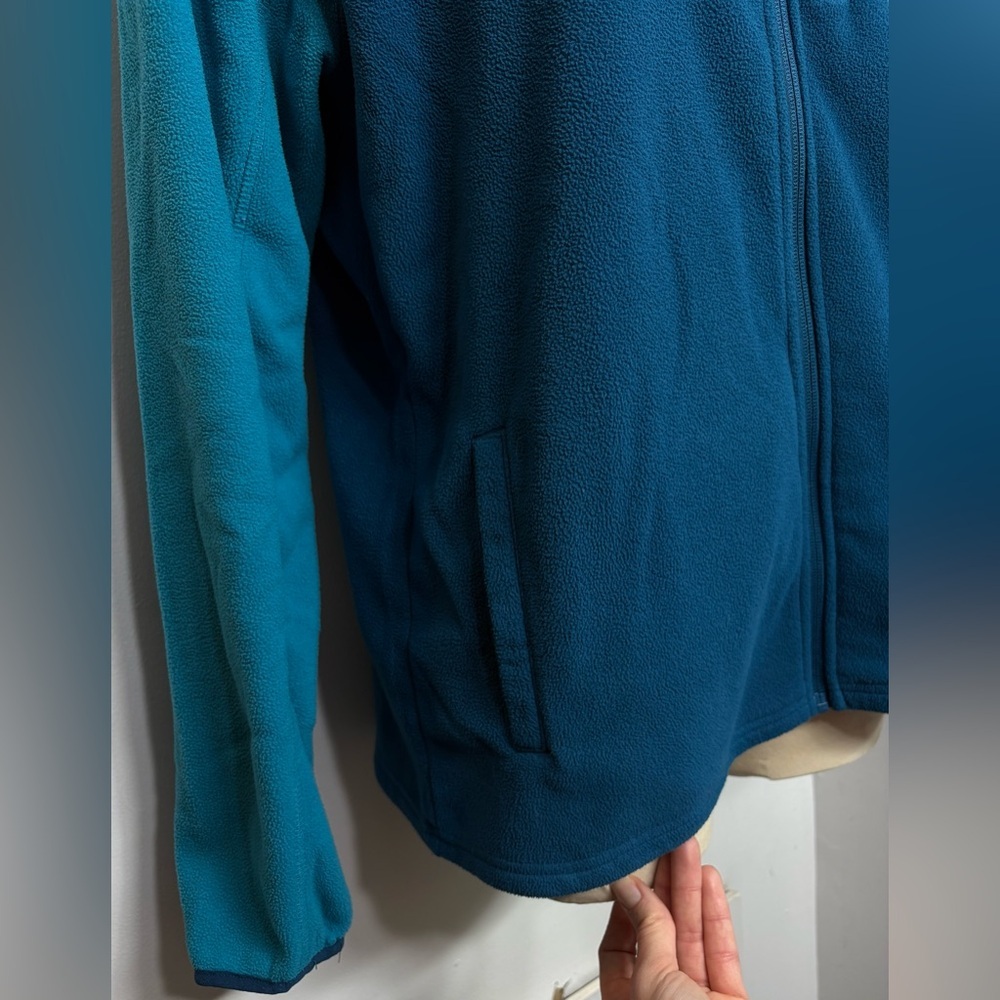 BULA Women’s Fleece Jacket XL Blue & Teal | Full Zip Outdoor Cozy Warm - Picture 6 of 12
